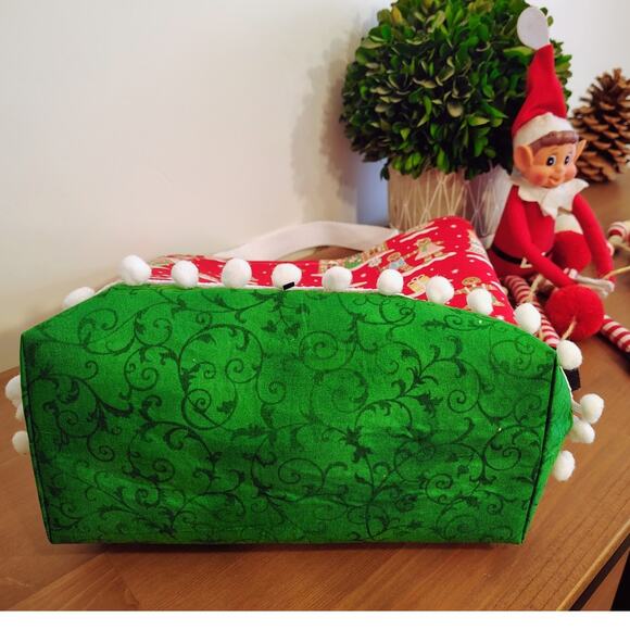 Gingerbread tote with Snap - Picture 5 of 7